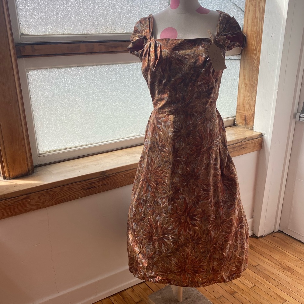 1950s Silk Party Dress